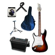 Discovery Left Handed Electric Guitar Pack  Sunburst
