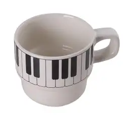 Piano Keyboard Ceramic Coffee Mug – Musical Giftware