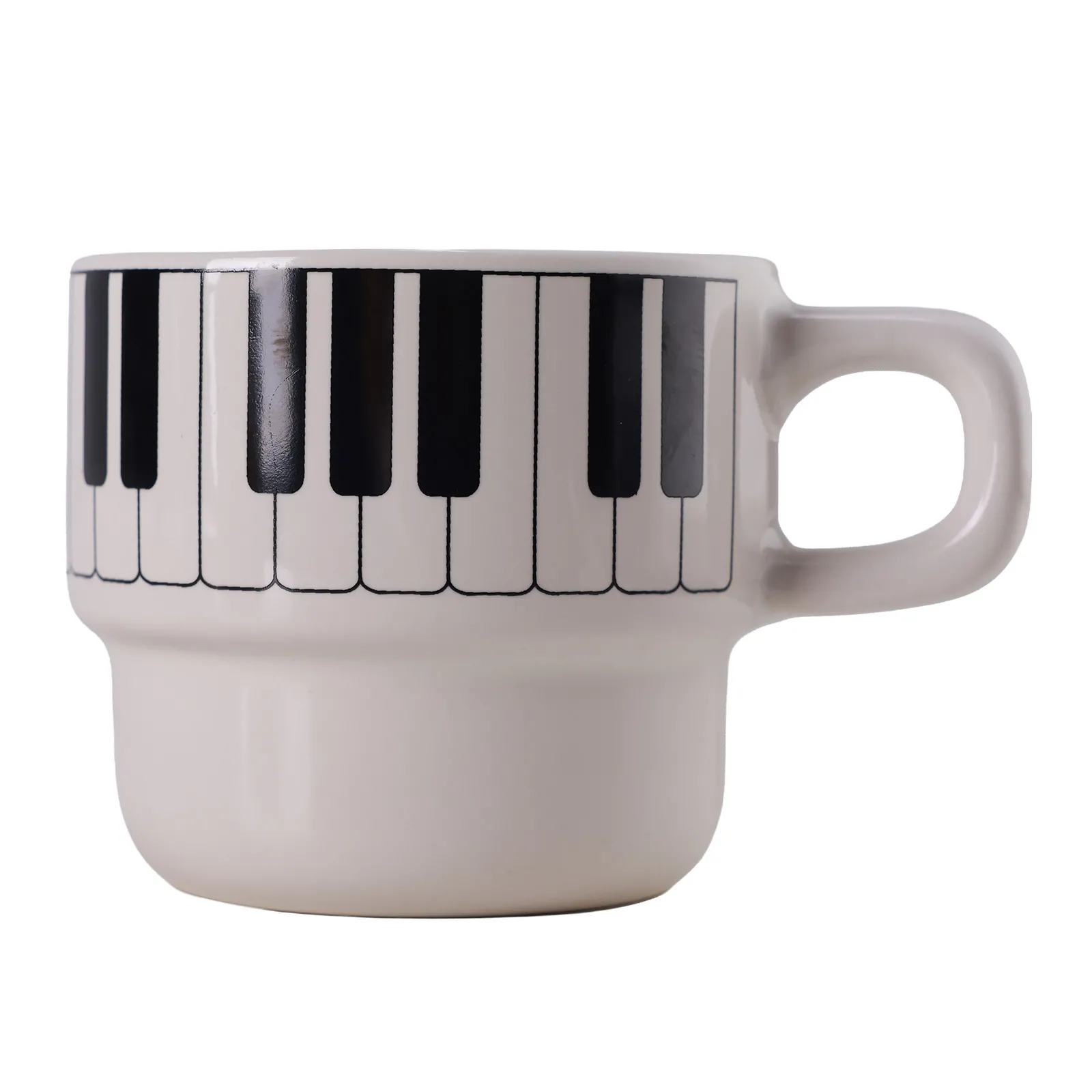 Piano Keyboard Ceramic Coffee Mug – Musical Giftware