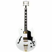 Columbia Archtop Electric Guitar - "White Bird"