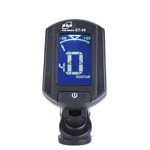 Electronic Digital Clip On Tuner for Guitar, Bass, Ukulele and Violin